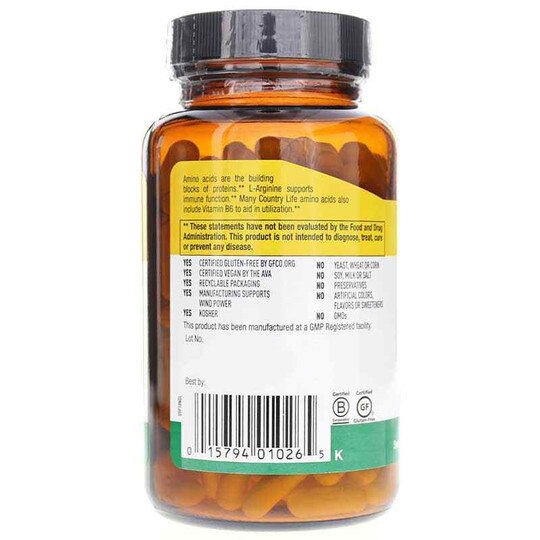 L-Arginine 500 Mg, CTL